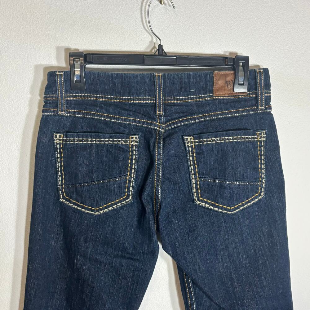 BKE Sabrina Bootcut Jeans Womens 29L Dark Wash Stretch Denim Mid Rise - Picture 3 of 6